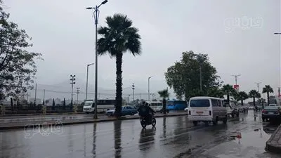 أمطار غزيرة وانخفاض الحرارة وارتفاع الأمواج 3 أمتار مع نوة رأس السنة بالإسكندرية