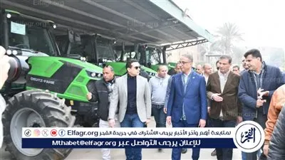 وزير الزراعة ومحافظ الفيوم يوزعان 15 