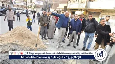 محافظ أسيوط يتفقد أعمال التطوير بميدان المجاهدين بحي غرب 