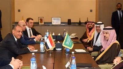 وزير الخارجية يعقد مباحثات ثنائية مع نظيره السعودي