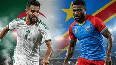 شاهد مجانًا بث مباشر يلاشوت.. منتخب الجزائر ضد منتخب الكونغو الديمقراطية بدور الـ 16 دون تقطيع الشوط الثاني (1-0) 