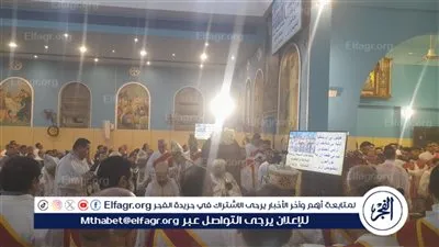 مطران أسيوط يترأس قداس عيد الميلاد المجيد بكنيسة رئيس الملائكة بحى شرق 