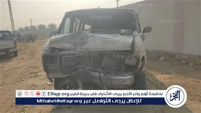 إصابة 22 شخص بينهم 4 سودانيين إثر إنقلاب ميكروباص بالبحيرة