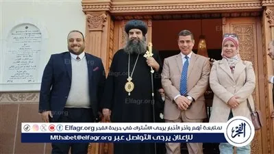 رئيس جامعة أسيوط التكنولوجية يهنئ الأنبا بيسنتي أسقف أبنوب والفتح بعيد الميلاد المجيد