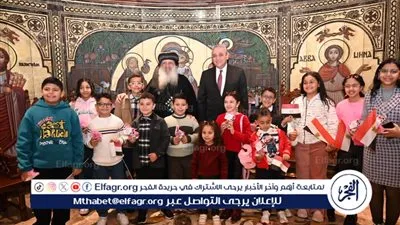 محافظ الغربية يزور كنائس طنطا ويُسعد الأطفال بهدايا الرئيس