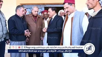 محافظ مطروح يتفقد الوحدة المحلية لقرية المثاني