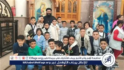  توافد أطفال اسنا بالأقصر على الكنائس احتفالًا بعيد الميلاد المجيد