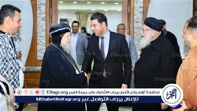 نائب محافظ سوهاج: يقدم التهنئة للأخوة الأقباط بمناسبة عيد الميلاد المجيد