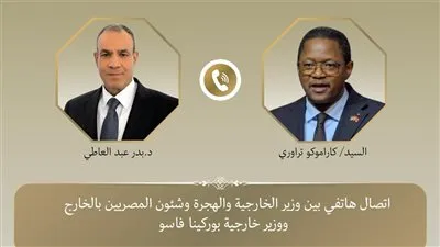 اتصال هاتفي بين وزير الخارجية ونظيره البوركيني