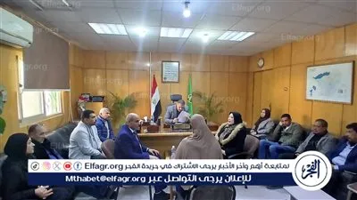 السكرتير العام لمحافظة الفيوم يعقد لقاء خدمة المواطنين بمركز طامية