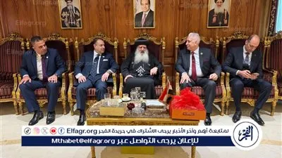 بالصور..وفد نادى قضاة طنطا يؤكد للأنبا بولا متانة الروابط التي تجمع نسيج الشعب المصري