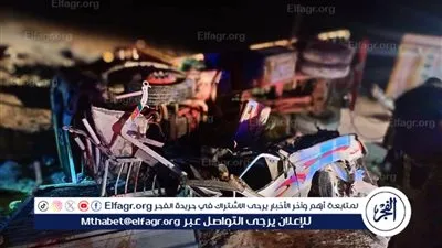 نائب المحافظ في موقع حادث كمين الصفا بعد مصرع 11 شخصًا وإصابة 10 آخرين