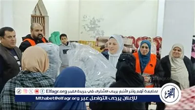 توزيع مساعدات عينية وبطاطين على عدد من الأُسر الأولى بالرعاية بالإسماعيلية