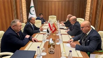 وزير الخارجية يلتقى مع نظيره التونسي