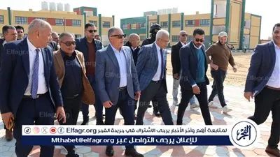 محافظ الإسماعيلية يتابع ميدانيًّا أعمال إنشاء مدرسة جمعية مركز أبوصوير