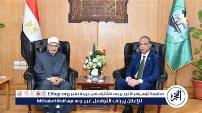 محافظ الفيوم يستقبل رئيس جامعة الأزهر لبحث مجالات التعاون المشترك