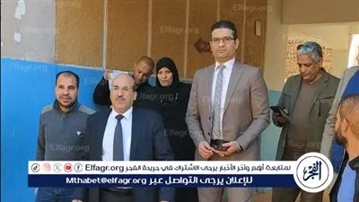 فريق من النيابة الإدارية بأسيوط يتنقل لمقر مدرسة سقوط طالب لمعاينة المكان بابنوب