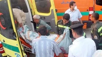 بسبب كلب..مصرع مسن في حادث انقلاب توك توك بطريق السرب بالفيوم