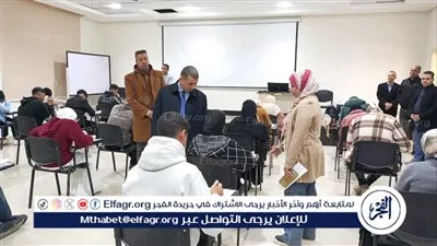 رئيس جامعة أسيوط التكنولوجية يواصل جولاته لمتابعة إمتحانات الفصل الدراسي الأول 