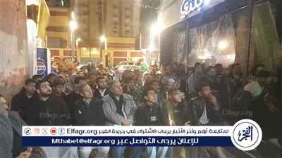 مقاهى أسيوط كاملة العدد لمشاهدة مباراة مصر والسنغال