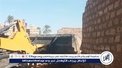 إزالة 11 حالة تعدي بـ3 مراكز فى أسيوط 