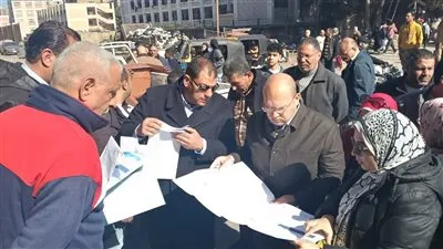 نائب محافظ الجيزة يعاين مقترح تطوير منطقة مزلقان لعبة لتخفيف الحركة المرورية