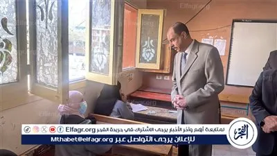 محافظ سوهاج يتفقد لجان إمتحانات الشهادة الإعدادية
