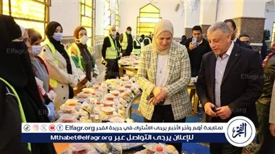 محافظ الإسماعيلية يتفقد مطبخ الخير بمركز القنطرة شرق