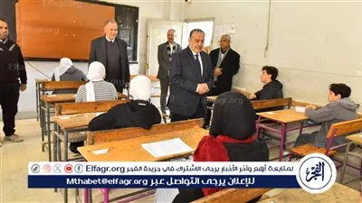 محافظ أسيوط يتابع امتحانات الشهادة الإعدادية بمدرستي ناصر الثانوية والإعدادية بحى شرق 