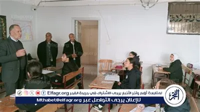 وكيل تعليم أسيوط يتابع امتحان الدراسات الاجتماعية للشهادة الاعدادية باسيوط الجديدة 