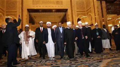 وزير الأوقاف يصطحب ضيوف مصر الكرام في زيارة لمسجد مصر الكبير 