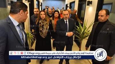 محافظ أسيوط ونائب وزير الاتصالات يتفقدان بازار 