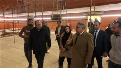 محافظ الدقهلية يتفقد أعمال تطوير قصر ثقافة المنصورة