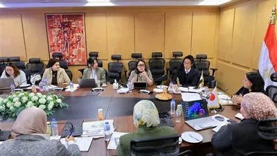 نائبة وزيرة التضامن الاجتماعي تلتقي فريق هيئة التعاون الدولي اليابانية «جايكا»