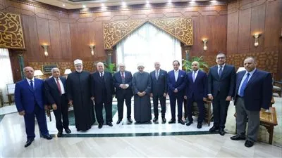 شيخ الأزهر يستقبل رئيس مجلس الدولة والوفد المرافق له بمقر المشيخة