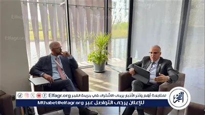 وزير الري يلتقي مدير مركز جنيف للمياه لبحث التعاون
