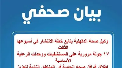 إطلاق قوافل صحة إنجابية في المناطق النائية لتعزيز الوصول إلى المنتفعات بالدقهلية