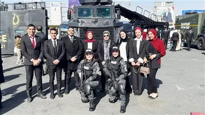 وفد جامعة العاصمة يشارك في معرض الشرطة ضمن احتفالات عيد الشرطة الـ74