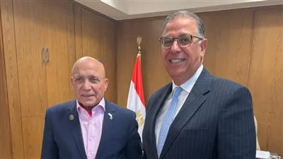 نائب وزير الخارجية لشؤون الهجرةً والمصريين بالخارج يستقبل رئيس اتحاد الكيانات المصرية فى أوروبا
