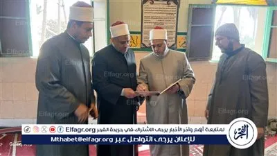 زيارة مفاجئة لوكيل أوقاف أسيوط لمساجد إدارة أبنوب اليوم 