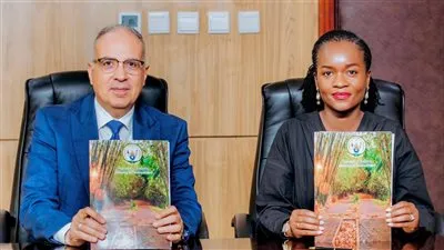  وزيرا الري المصري والبيئة الرواندية يشهدان توقيع خطة العمل التنفيذية لبنود مذكرة التفاهم الموقعة بين البلدين