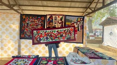 التضامن: صندوق دعم الصناعات الريفية والبيئية يمثل مصر في الدورة الـ39 لمعرض Surajkund الدولي للحرف اليدوية بالهند