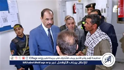 محافظ سوهاج يتفقد نفق الشهيد اللواء نبيل فراج وميدان العارف ومستشفى سوهاج العام 