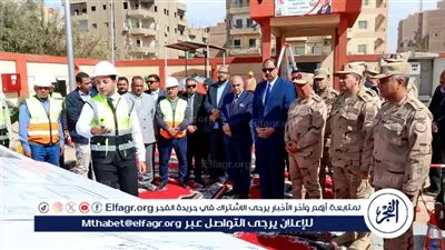 محافظ سوهاج وقائد الجيش الثالث الميداني يتفقدان سير العمل بمشروعات 