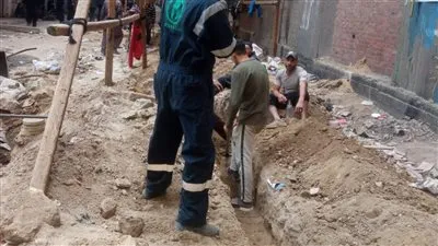 استئناف أعمال توصيل المرافق بعقار نفق الهرم بعد توقف ٣٥ عامًا