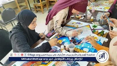 ألوان الفيوم تنبض على البورسلين «مقتطفات حرفية» تواصل إبداعها بثقافة الفيوم لليوم الثامن