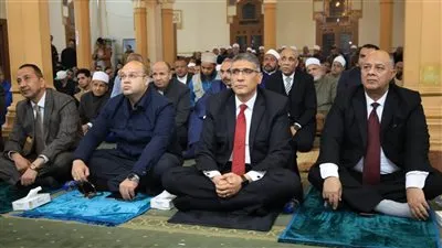 محافظ الجيزة يشهد احتفالية ذكري النصف من شعبان بمسجد أسد بن الفرات بالدقي