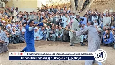 بالتحطيب والمزمار البلدى.. الأهالى يحتفلون بمولد الأمير غانم بالدورة الختامية بمركز إسنا