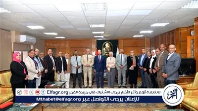 رئيس جامعة أسيوط يلتقي وفود الجامعات المشاركة في ملتقى إبداع السابع لكليات التربية النوعية 