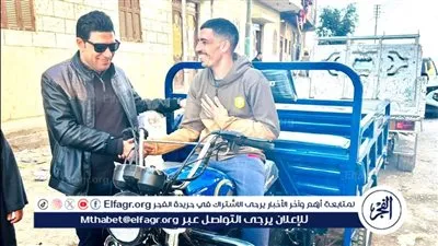 نائب محافظ سوهاج يستجيب لأمنية الشاب نادر ويقدّم له «تروسيكل»